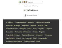 Tablet Screenshot of catalog.luxjoias.com