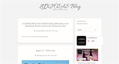 Desktop Screenshot of blog.luxjoias.com