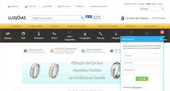 Desktop Screenshot of luxjoias.com
